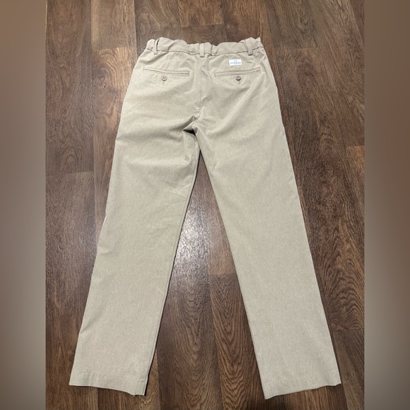 Vineyard Vines Performance Khakis Dress Pants Girls Size 16 Tan Adjustable - Picture 4 of 10